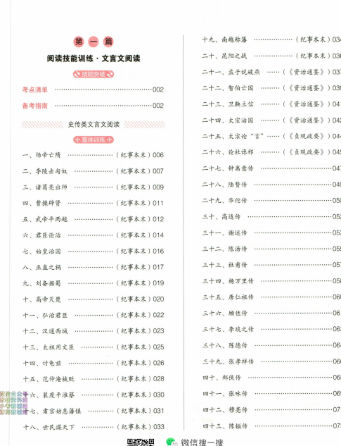 一本文言文古诗阅读训练100篇高一带解析-主题派